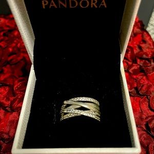 Pandora ring sterling silver